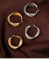 Twisted Layered Hoop Earrings