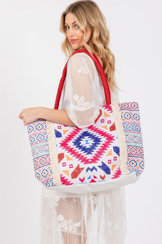 Abstract Pattern Tote Bag