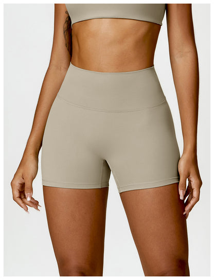 High Waist Belly Contracting Yoga Shorts