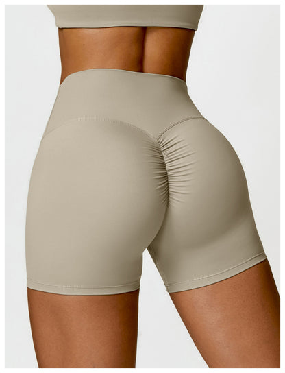 High Waist Belly Contracting Yoga Shorts