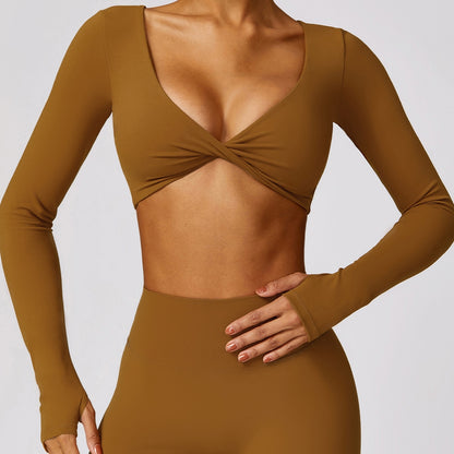 Long Sleeve Twist Top