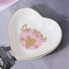 Heart Shape Patterned Jewelry Dish