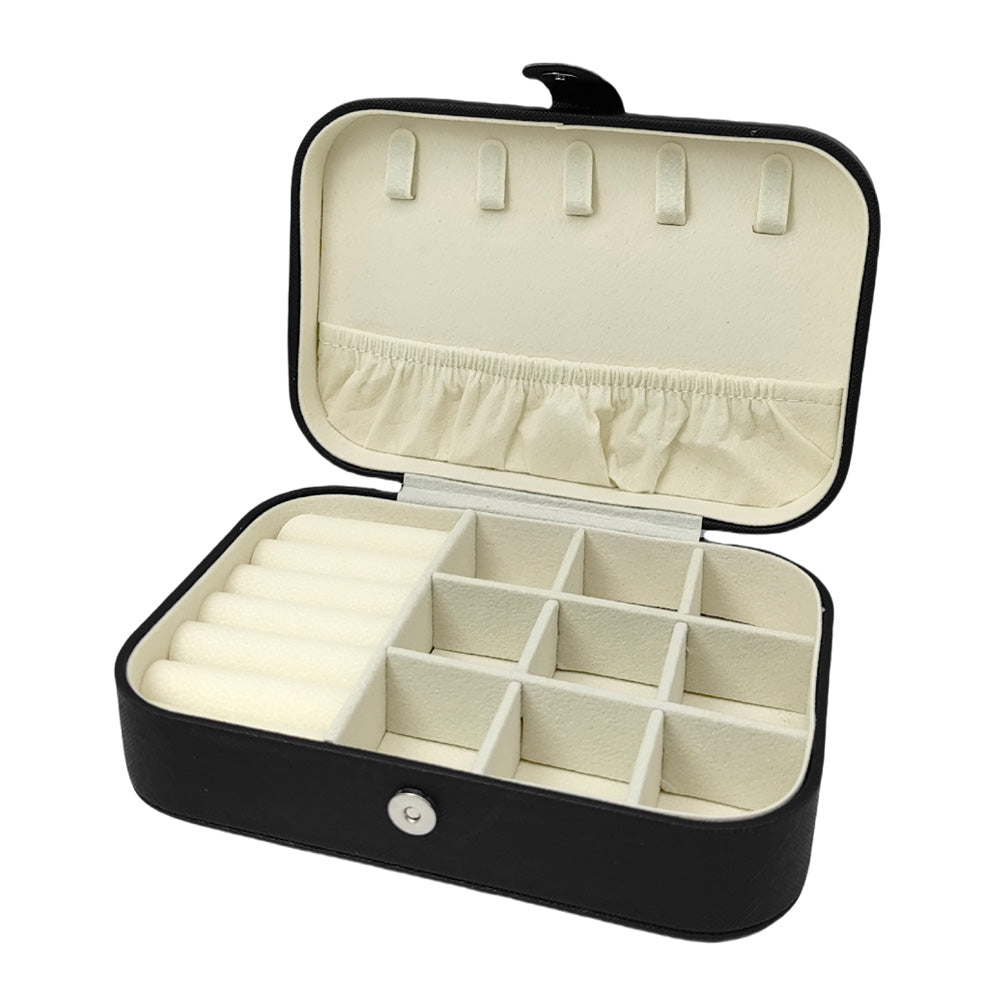 Faux Leather Portable Jewelry Box