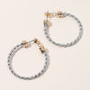 Metal Rope Hoop Earrings