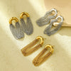 Chain Tassel Stainless Steel Studs Earrings