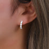 18K Gold Plated Stainless Steel Hoop Earring