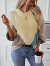 Contrast Color Pullover Knut Sweater