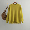 Loose Oversized Mock Neck Sweater