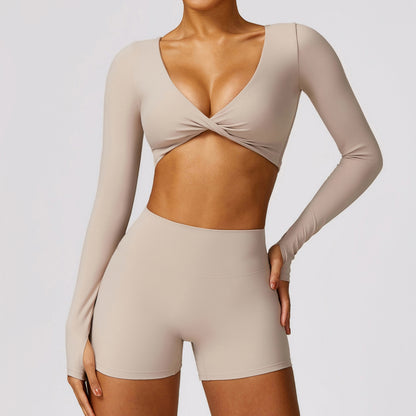 Long Sleeve Twist Top