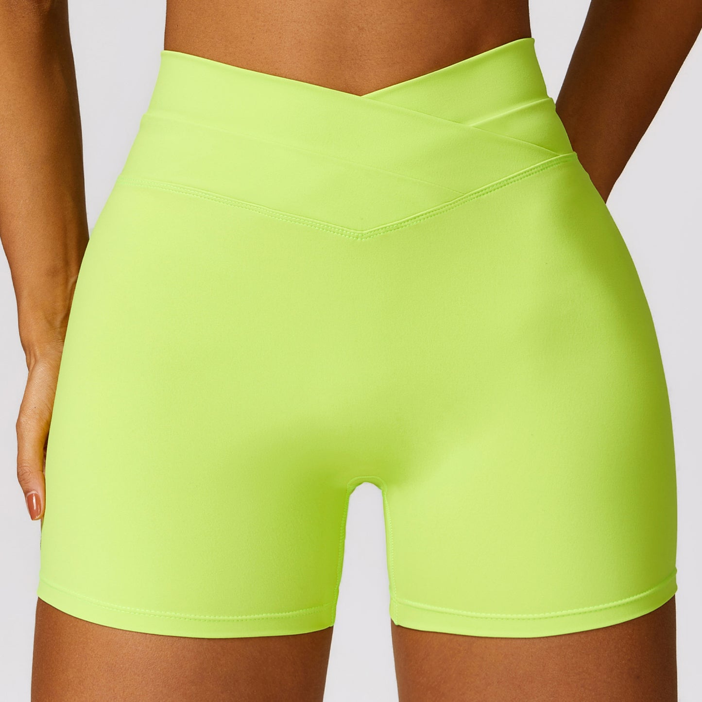 Hip Raise Brushed Yoga Shorts