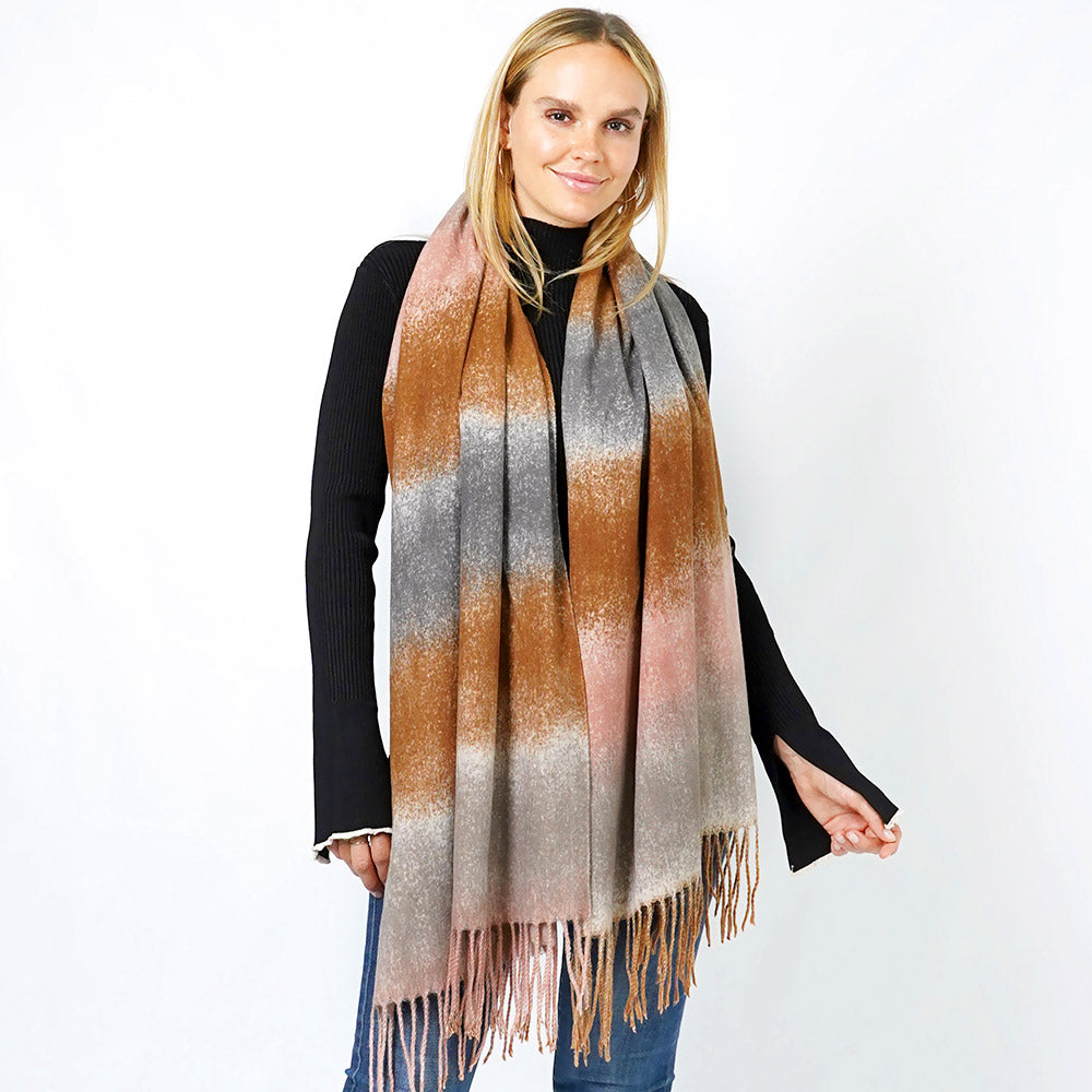 Multi Color Oblong Scarf / Shawl