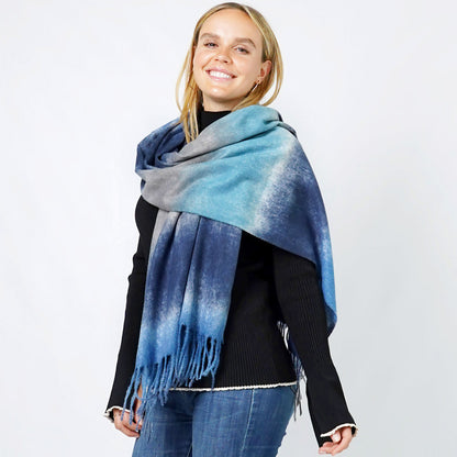 Multi Color Oblong Scarf / Shawl