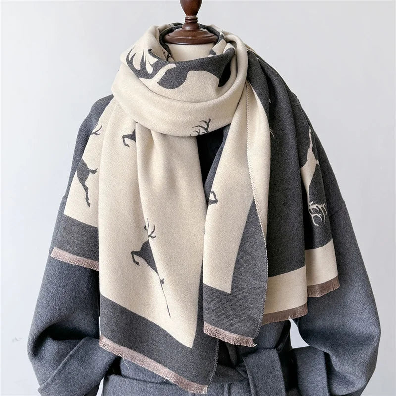 Animal Square Scarf Shawl