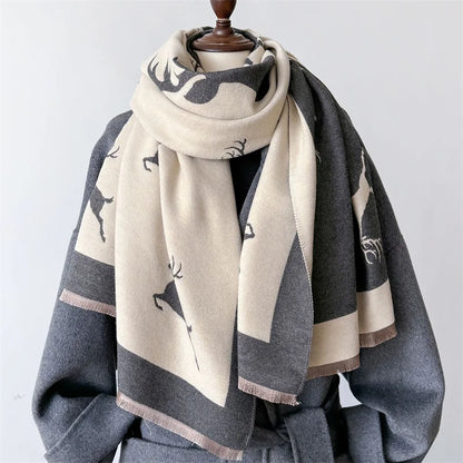 Animal Square Scarf Shawl