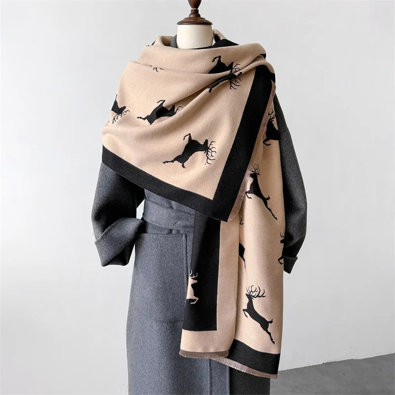 Animal Square Scarf Shawl