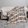 Tribal Geo Pattern Cozy Throw Blanket