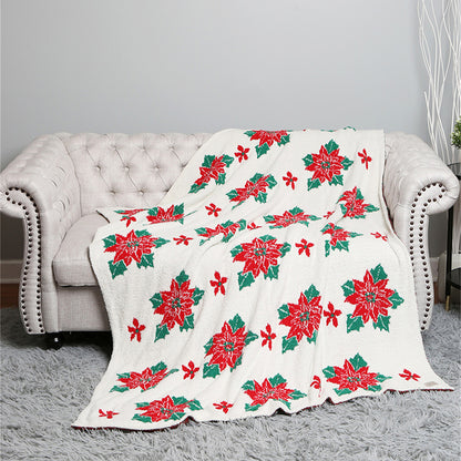 Christmas Patterned Cozy Throw Blanket