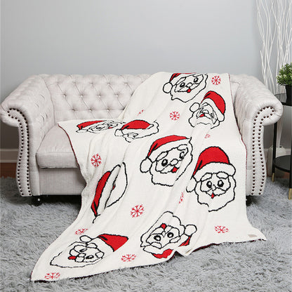 Christmas Patterned Cozy Throw Blanket