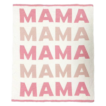 MAMA Reversible Throw Blanket