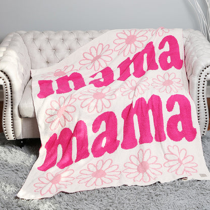 MAMA Daisy Reversible Throw Blanket