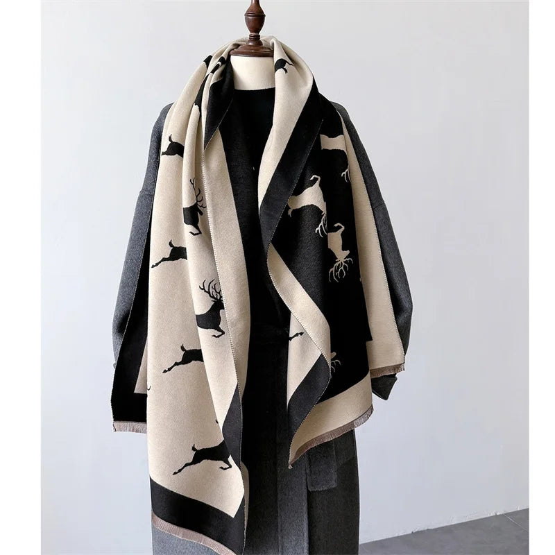 Animal Square Scarf Shawl