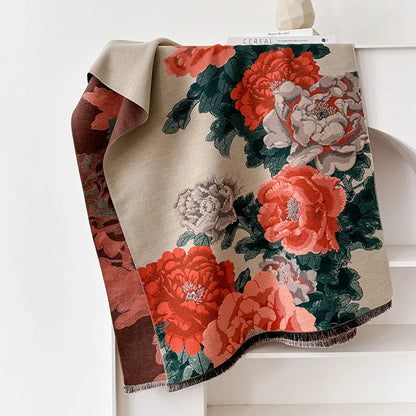 Floral Print Scarf